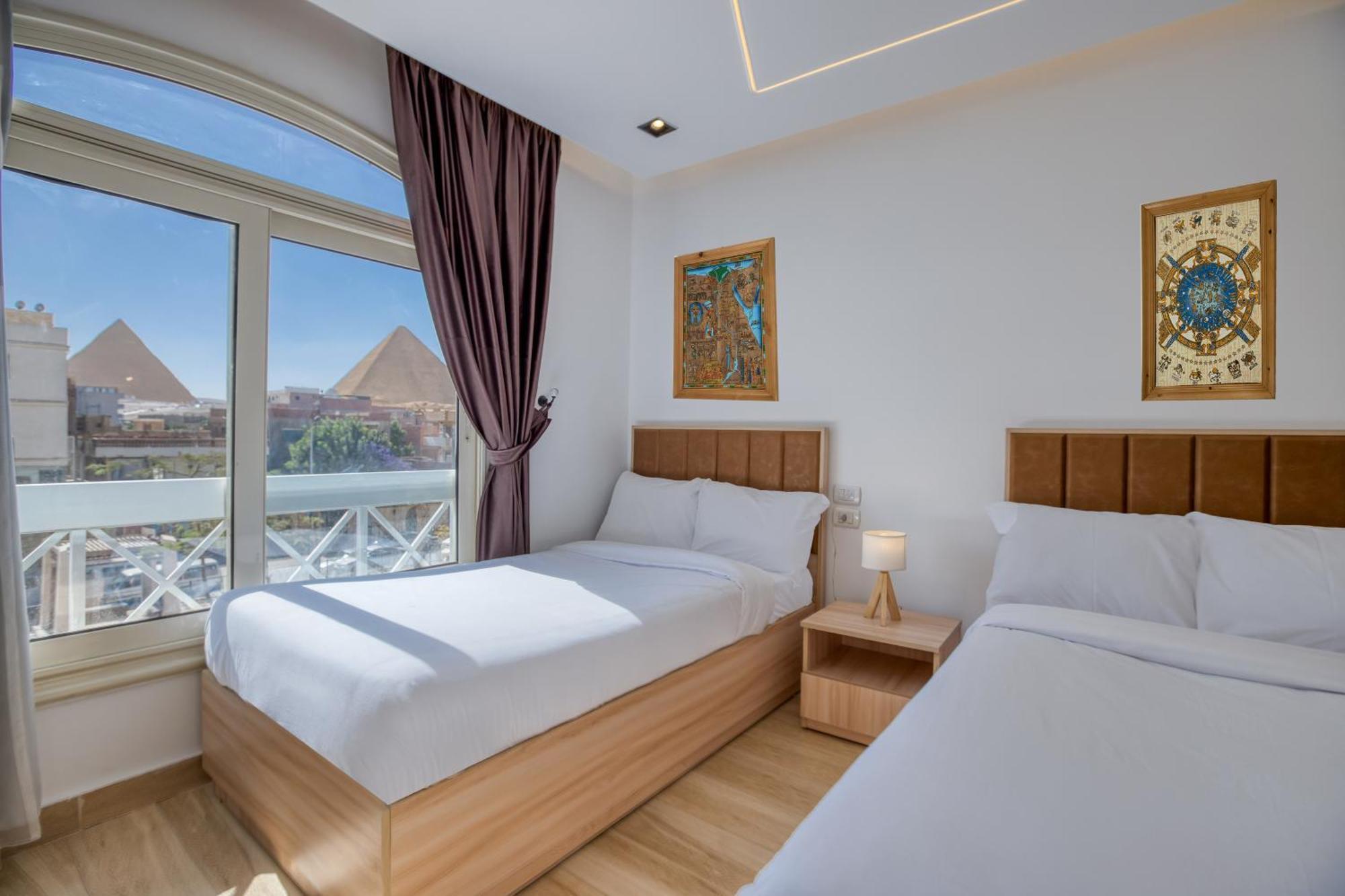 The Platinum Pyramid View Inn Kafret el-Gabal Exterior photo